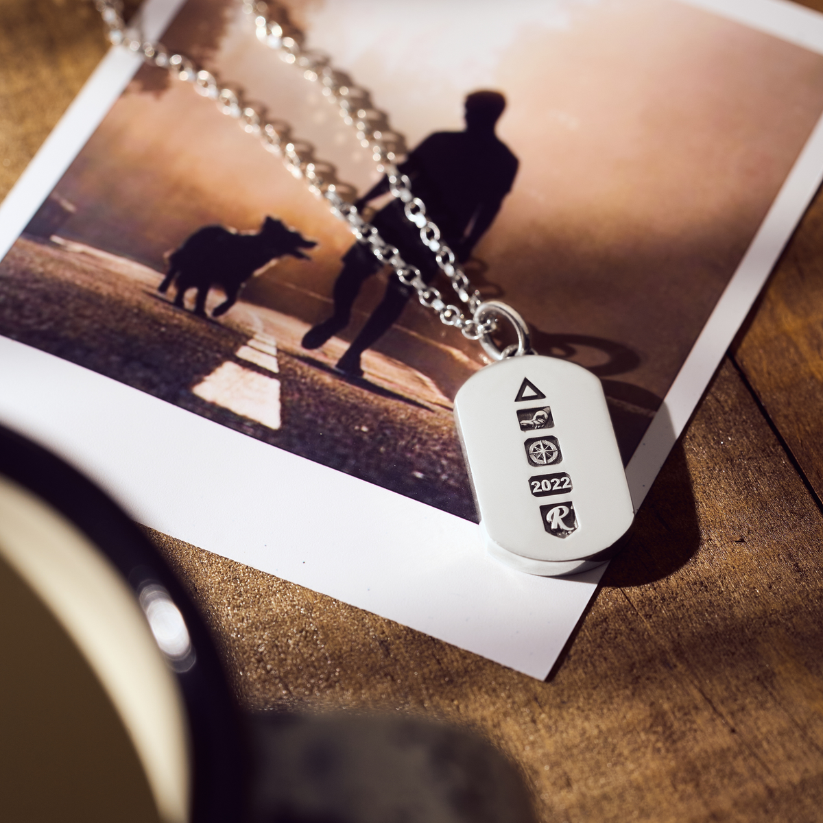 Classic Dog Tag (Sterling Silver)